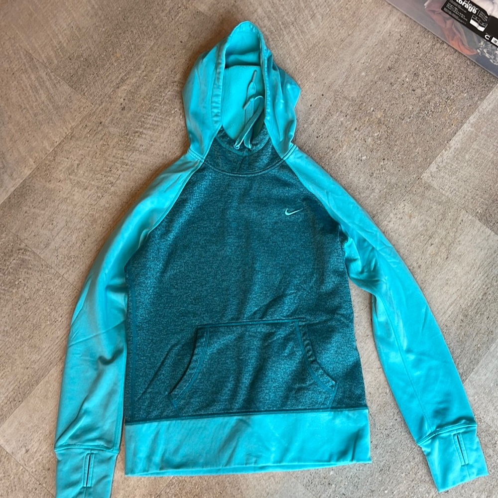 Nike Blue Thermal Fit Hoodie